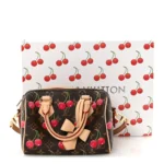 LV X TM Monogram Cerises Speedy Bandouliere 20 - Image 9