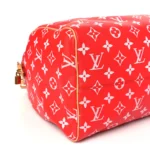 Calfskin Monogram Speedy P9 Bandouliere 40 Red - Image 8