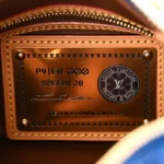 Calfskin Monogram Speedy P9 Bandouliere 20 Blue - Image 6