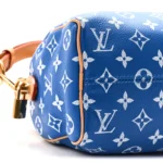 Calfskin Monogram Speedy P9 Bandouliere 20 Blue - Image 8