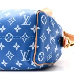 Calfskin Monogram Speedy P9 Bandouliere 20 Blue - Image 9