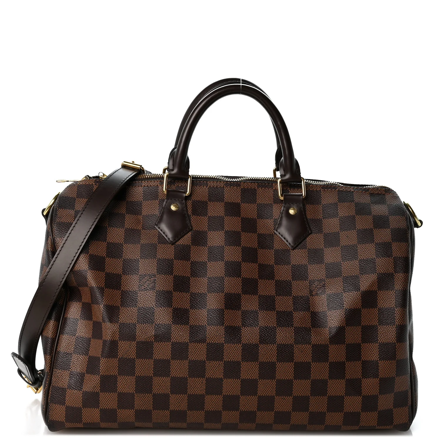 IMG_8152 Louis Vuitton Damier Ebene Speedy Bandouliere 35 - Image 1