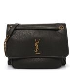 Grained Lambskin Monogram Large Niki Chain Satchel Light Musk