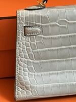 Kelly mini alligator handbag - Image 3