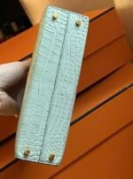 Kelly mini alligator handbag - Image 5