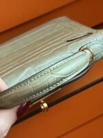 Kelly mini alligator handbag - Image 6
