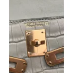 Kelly mini alligator handbag - Image 7