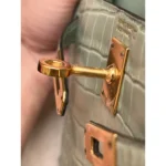 Kelly mini alligator handbag - Image 9