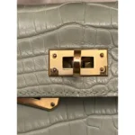 Kelly mini alligator handbag - Image 11