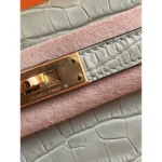 Kelly mini alligator handbag - Image 14