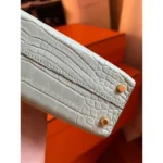 Kelly mini alligator handbag - Image 16