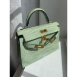 Kelly mini alligator handbag - Image 21