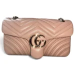 Gucci GG Marmont Medium Matelassé Flap Shoulder Bag